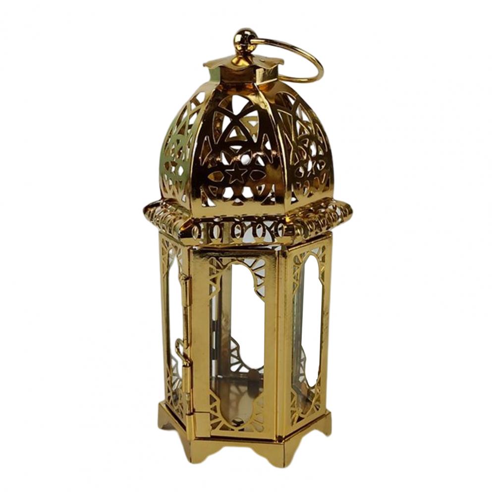 Moroccan European Wind Candlestick Lamp Stand Candle Holder Candlestick Desktop Candlelight Decoration Living Room Tealight