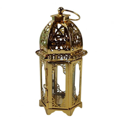 Moroccan European Wind Candlestick Lamp Stand Candle Holder Candlestick Desktop Candlelight Decoration Living Room Tealight