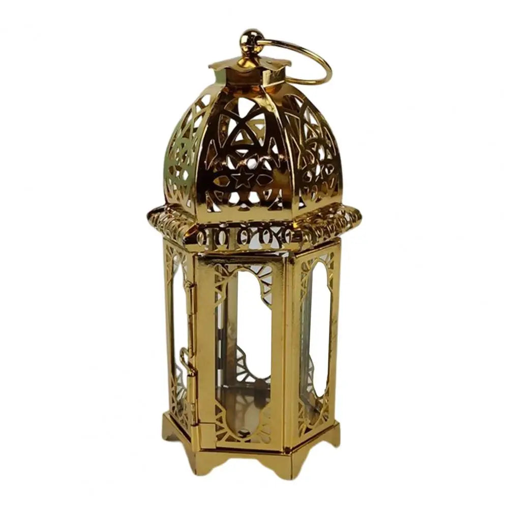 Moroccan European Wind Candlestick Lamp Stand Candle Holder Candlestick Desktop Candlelight Decoration Living Room Tealight