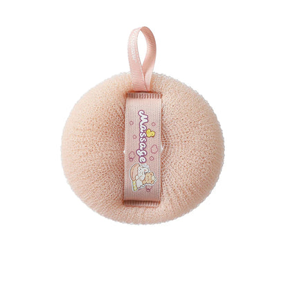 Shower Loofah Bath Sponge With Hanging Rope Exfoliating Soft Mesh Body Scrubber Rich Lather 3D Knit Design For Smooth Skin