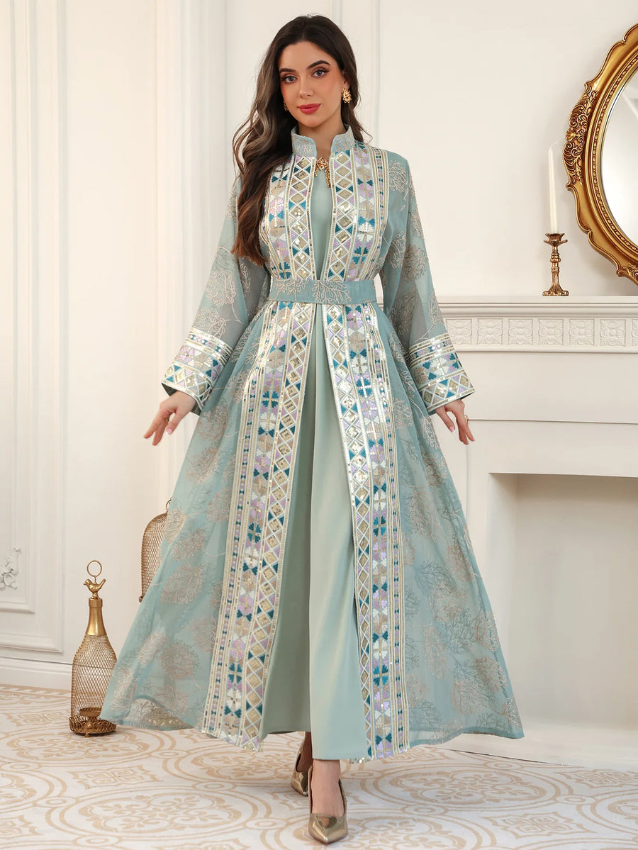 The Eid Ensemble – 2-Piece Kaftan Set for the Muslim Woman in America
