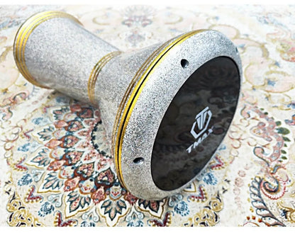 Tmax 8.5 Inch Arabic Drums Aluminum Casting Drum Cavity Middle Eastern Drum Belly Dance Accompaniment Musical Instruments