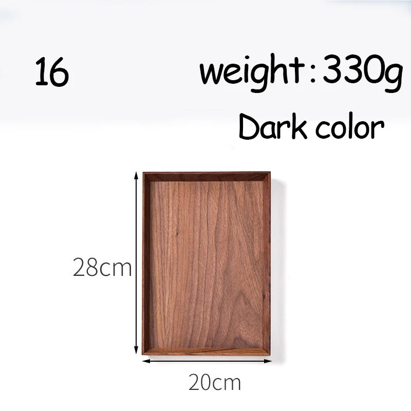 Oval Serving Trays Tableware Dessert Tea Saucer Coasters Coffee Coasters Wooden Plate Storage Food Display Home Hotel Decor