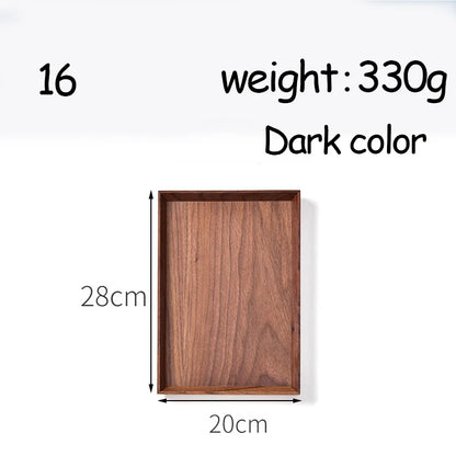Oval Serving Trays Tableware Dessert Tea Saucer Coasters Coffee Coasters Wooden Plate Storage Food Display Home Hotel Decor
