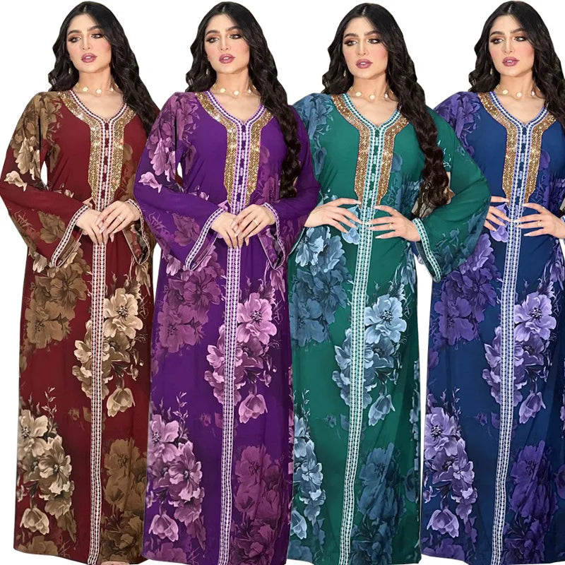 Lace & Legacy – Embroidered Party Abaya for the Arab Woman in America