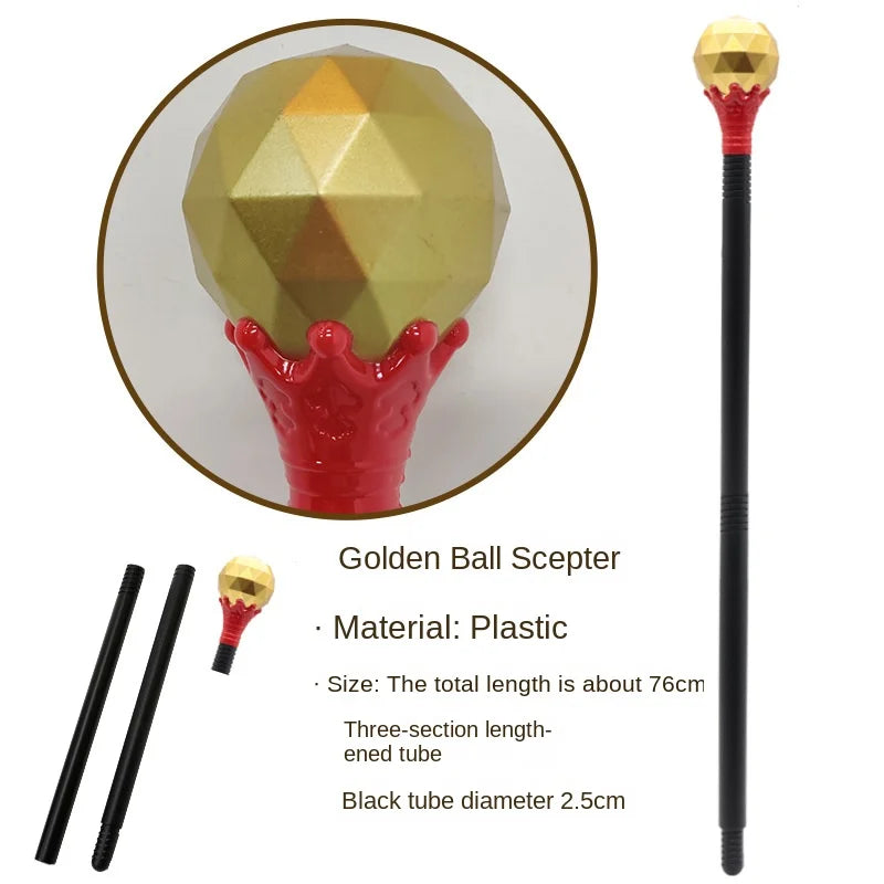 Pharaoh's Scepter Prop – Egyptian King Staff for Cosplay & Masquerade