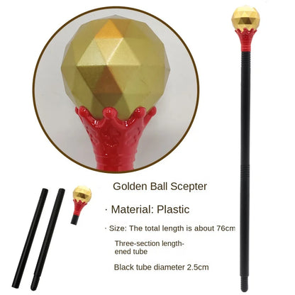 Pharaoh's Scepter Prop – Egyptian King Staff for Cosplay & Masquerade