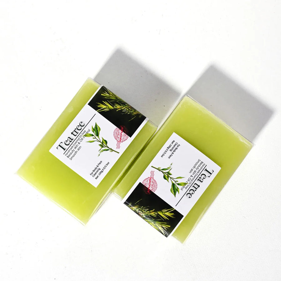 The Tea Tree Bar – Handmade Olive Oil & Essential Oil Soap (100g)