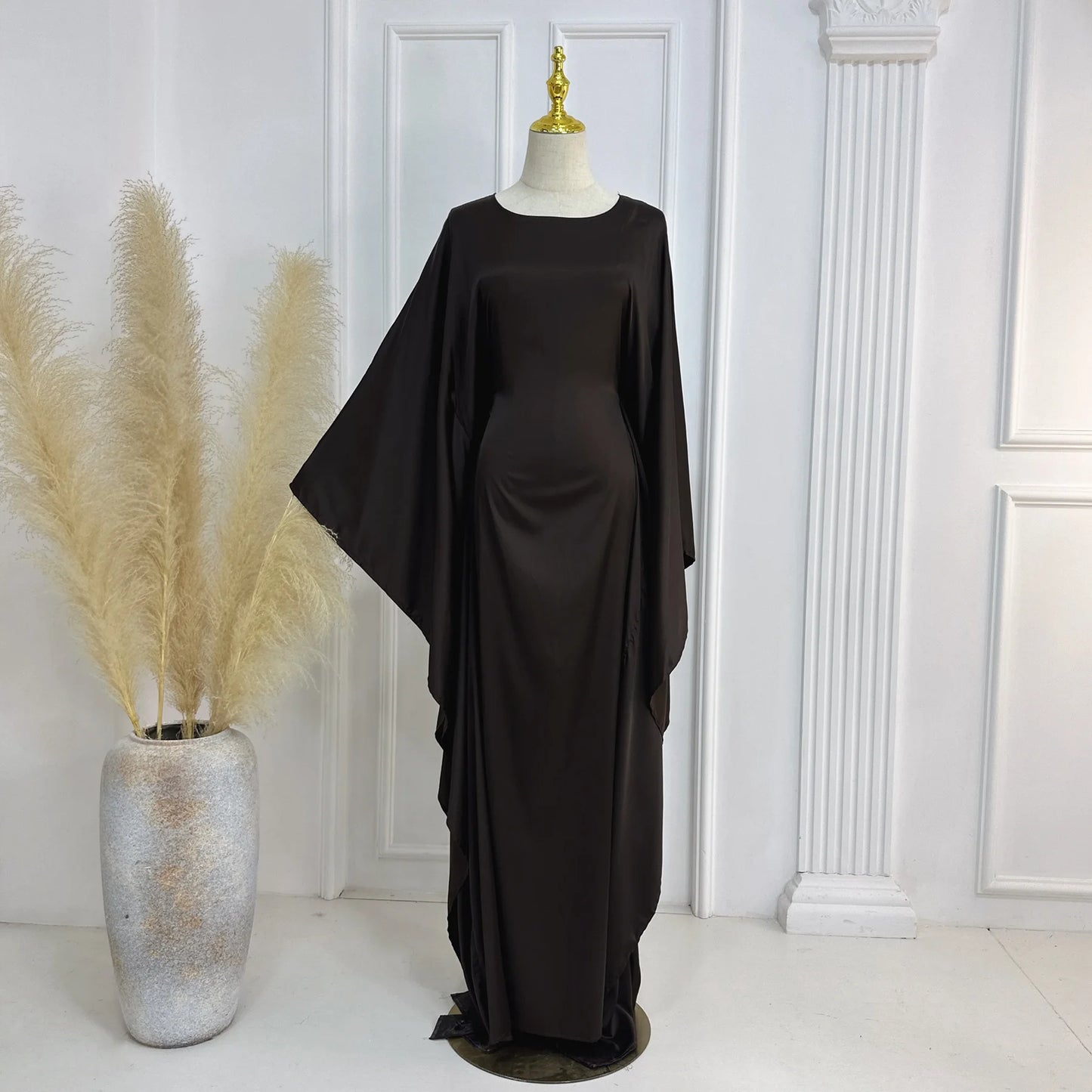 Closed Batwing Abaya Women Muslim Dress Turkish Islamic Dress Women 2024 For Party Kebaya Kaftan Turkey Caftan Marocain Femme