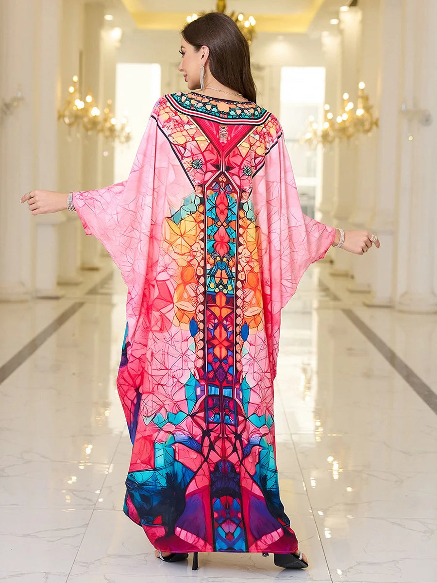 The Plus Size Moroccan Cover-Up – Embroidered Kaftan for the Arab Woman in America
