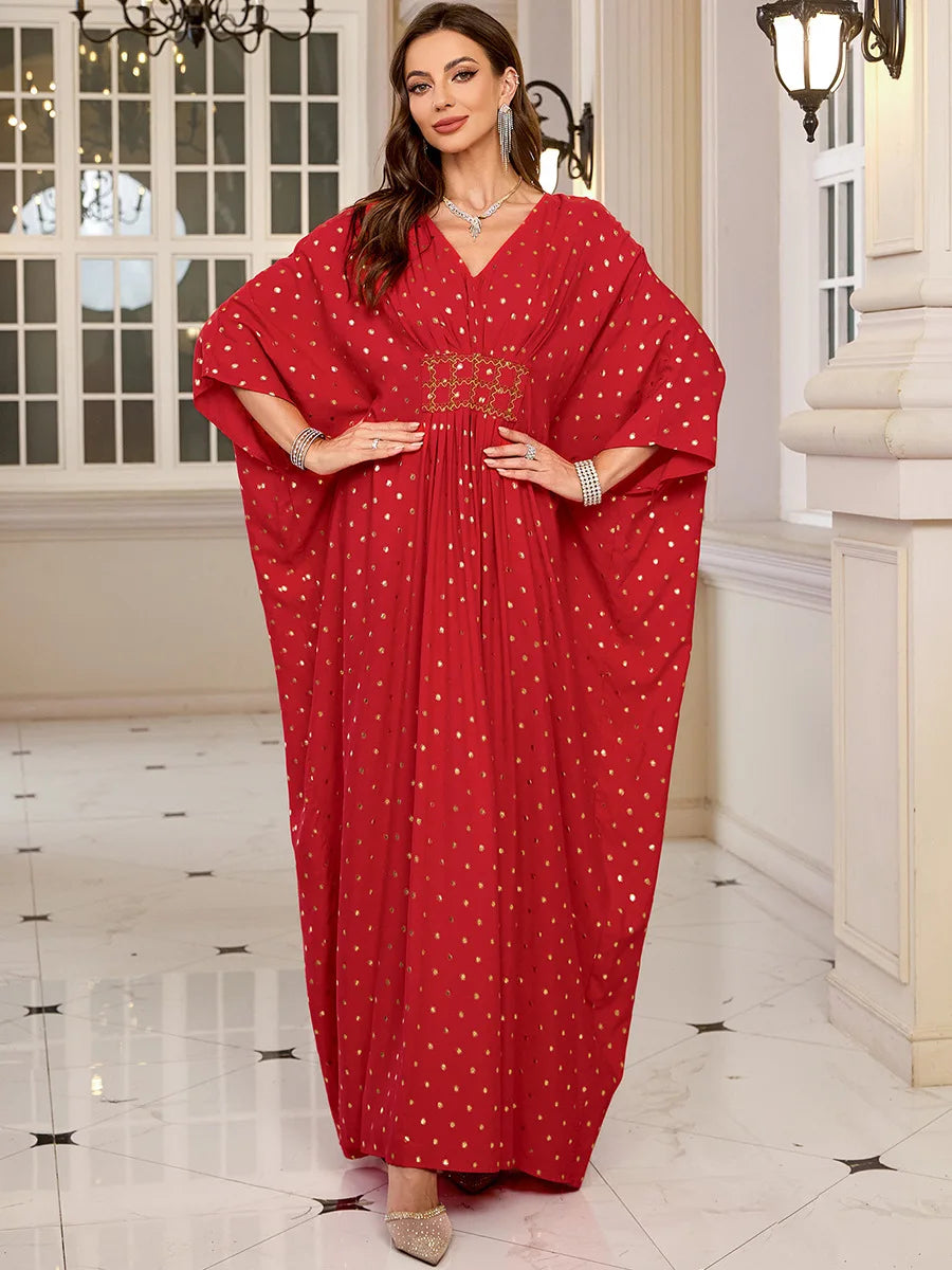 The Plus Size Moroccan Cover-Up – Embroidered Kaftan for the Arab Woman in America