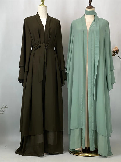 Ramadan Chiffon – The Open Abaya for the Muslim Woman in America