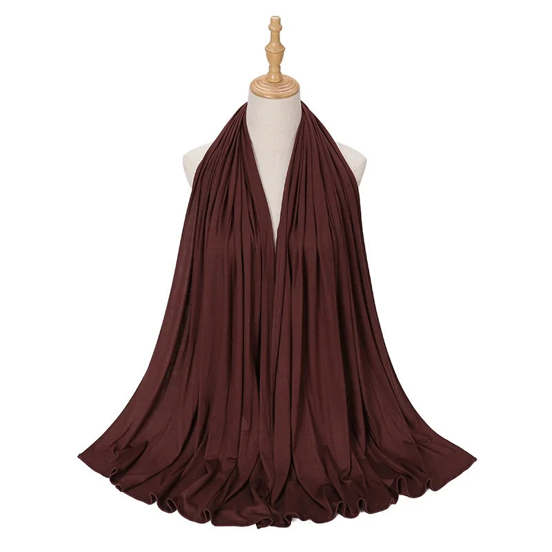 The Mercerized Cotton Jersey Hijab – Softness, Style, and Full Coverage