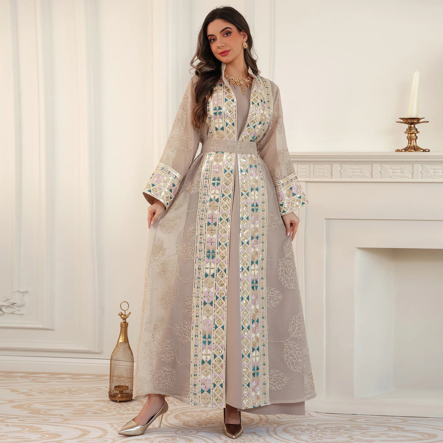 The Eid Ensemble – 2-Piece Kaftan Set for the Muslim Woman in America