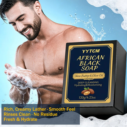 The African Remedy – Bamboo Charcoal & Shea Butter Soap (120g)