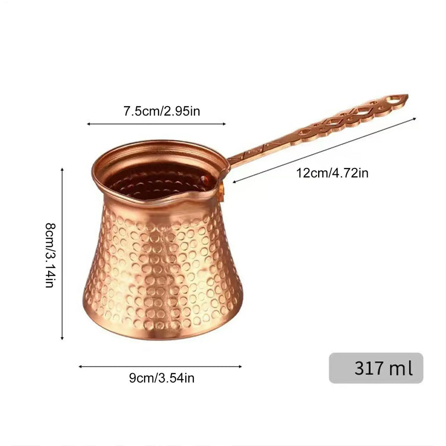 The Copper Dallah – Hand Hammered Turkish Coffee Pot
