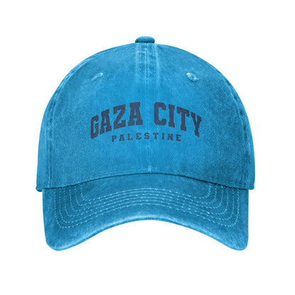 Gaza Palestine Urban Sun Baseball Cap  Street Style Couple Women Washed Trucker Hat Hot Sale Sports Baseball Caps Birthday Gift