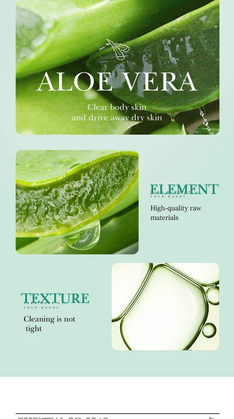 The Aloe Smooth – Handmade Essential Oil Cleansing Soap (100g)
