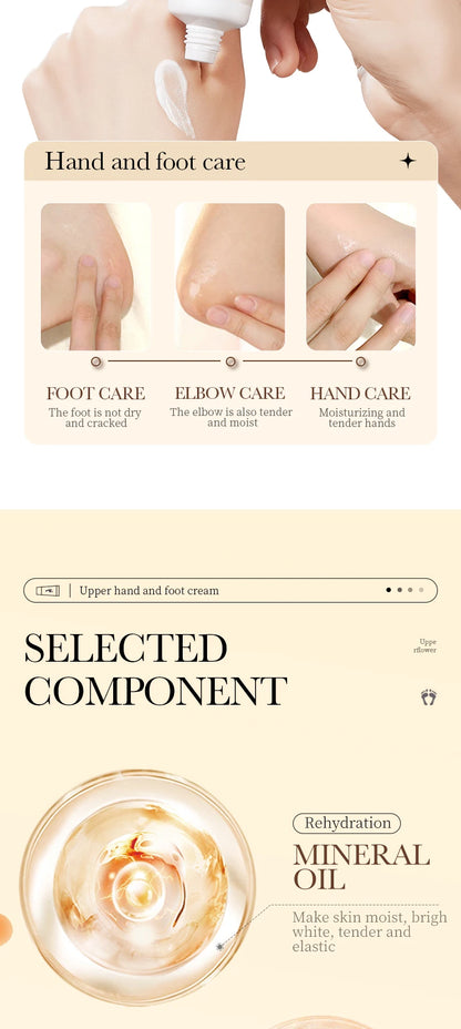 SADOER Shea Butter Foot Cream Moisturizing Anti Wrinkles Anti-Drying Heel Repair Removal Dead Skin Hands and Feet Skin Care