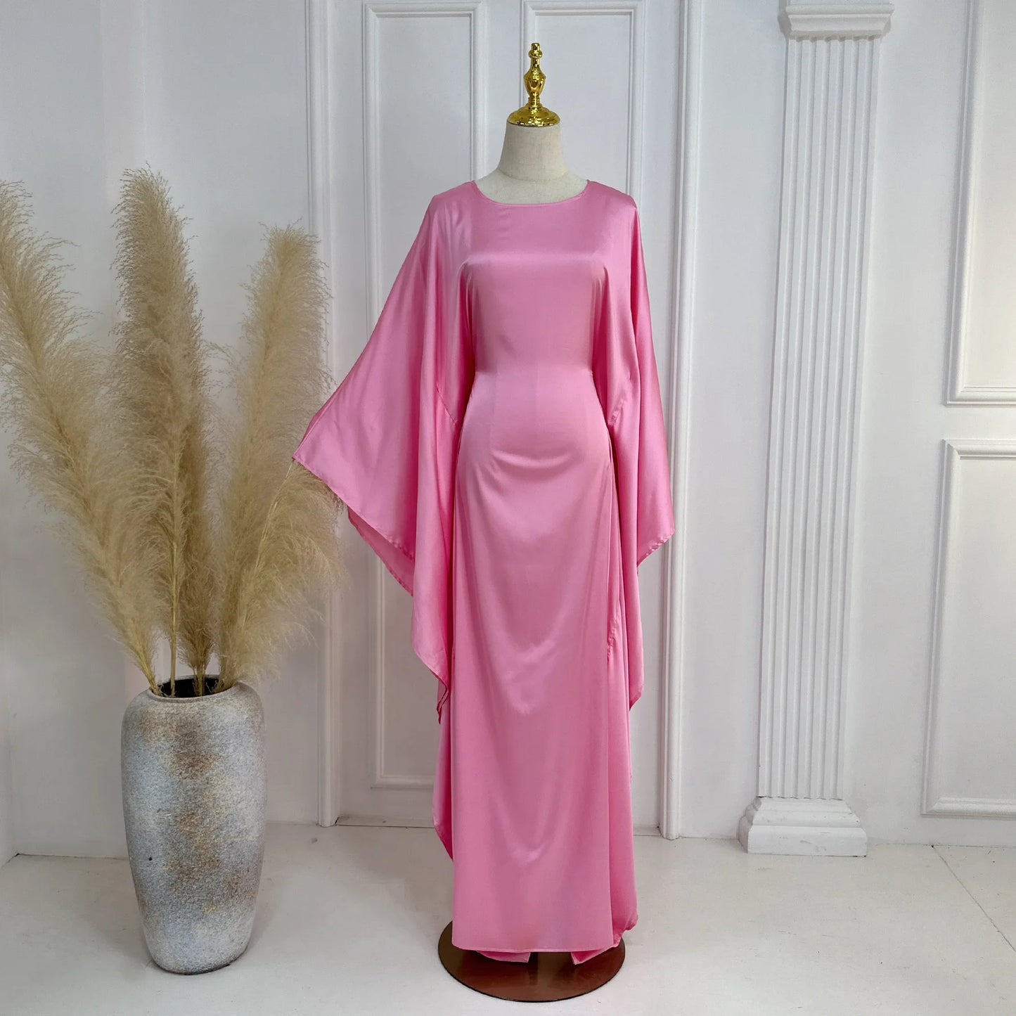 Closed Batwing Abaya Women Muslim Dress Turkish Islamic Dress Women 2024 For Party Kebaya Kaftan Turkey Caftan Marocain Femme