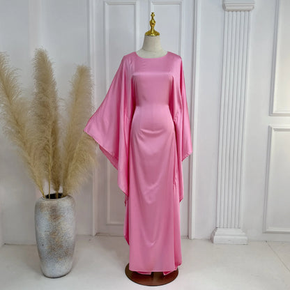 Closed Batwing Abaya Women Muslim Dress Turkish Islamic Dress Women 2024 For Party Kebaya Kaftan Turkey Caftan Marocain Femme