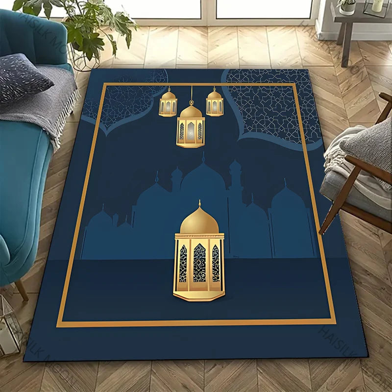 17 Styles Muslim Prayer Carpet Room Living Room Bedroom Sofa Large Area Mat Daily Prayer Soft Carpet Ramadan Gift for Friend