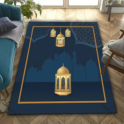 17 Styles Muslim Prayer Carpet Room Living Room Bedroom Sofa Large Area Mat Daily Prayer Soft Carpet Ramadan Gift for Friend