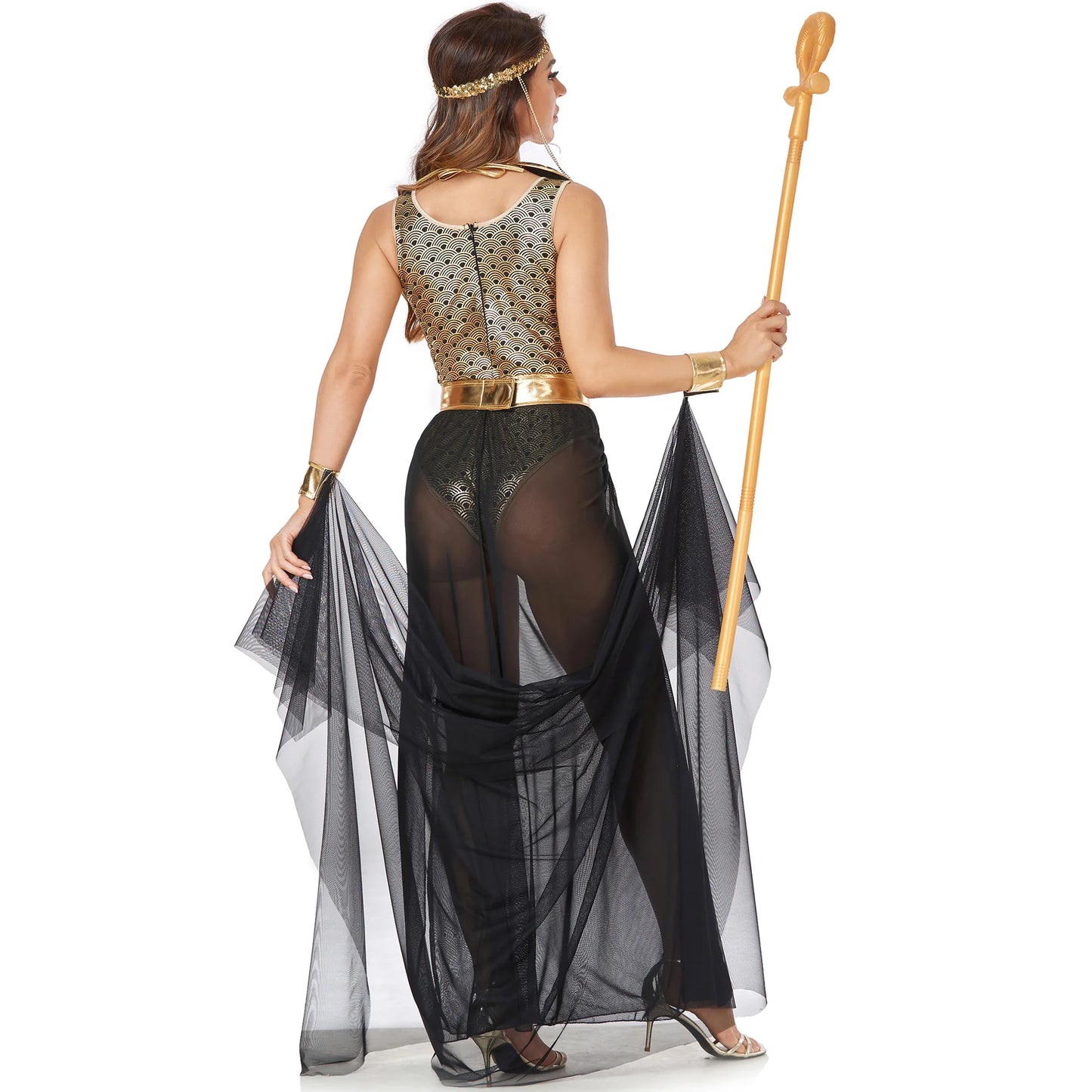 Cleopatra Queen Costume – Women's Egyptian Pharaoh Cosplay Dress for Carnival & Parties
