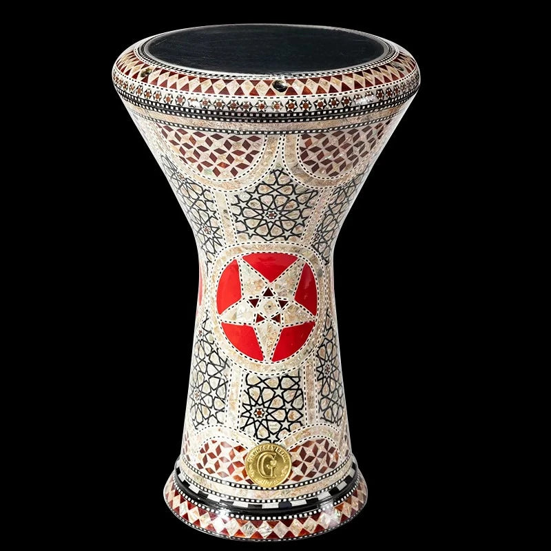 Middle Eastern drum Darbuka Arabic drum Handclapped percussion instruments Made in Egypt 8 Inch Aluminum