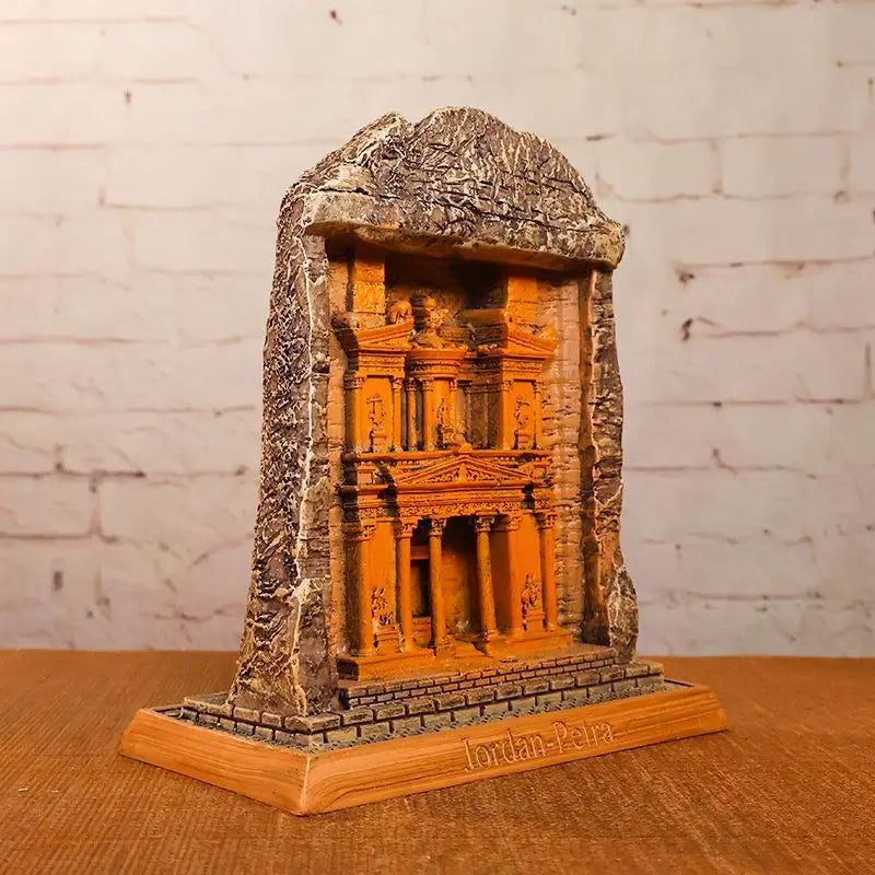 Petra Ancient City Resin Ornament – Creative Jordanian Heritage Decor