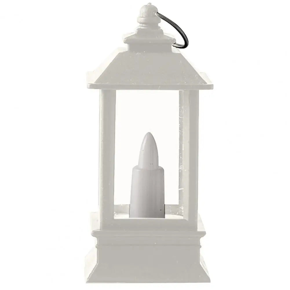 LED Lantern Retro Style Energy-saving Glare Free Shatterproof Battery Powered Flickering LED Candles Party Hanging Lantern Decor