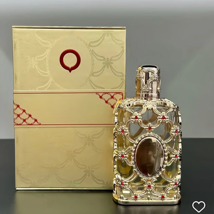 Exclusive Royal Amber Fragrance 80ml – Vanilla, Bergamot, Pineapple Notes – Amber, Oud, Gourmet Fruity Arabian Fragrance for Men and Women