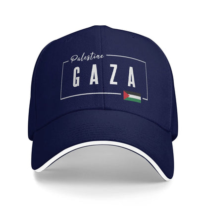 Summer Casual Baseball Cap Gaza Palestine Flag Outdoor Sport Trucker Hat For Unisex-Teens Adjustable  y2k Funny Snapback Cap