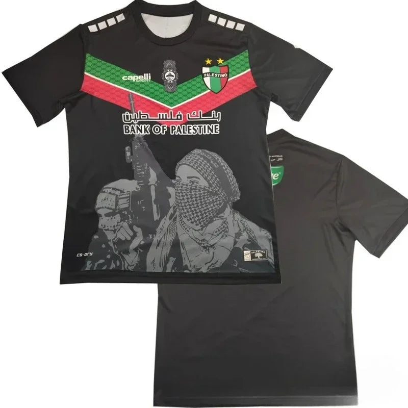 2025 new 3D printed Palestinian football jersey, T-shirt for men and women, quick-drying and breathable sports shirt.
