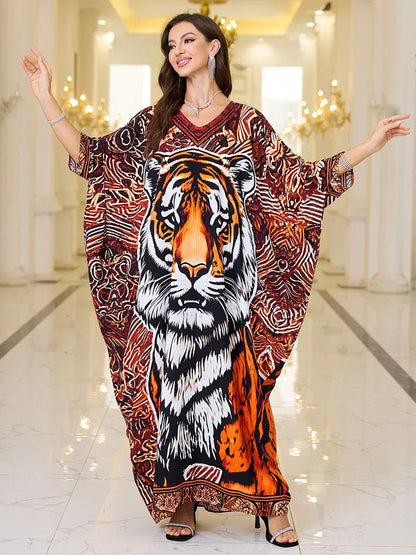 The Plus Size Moroccan Cover-Up – Embroidered Kaftan for the Arab Woman in America