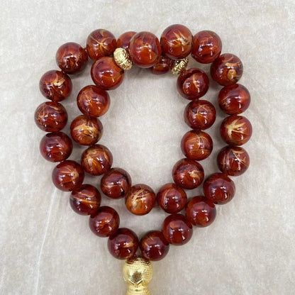 New Muslim Prayer Beads Bracelet Tasbih Ramadan Prayer Beads for Daily Misbaha and Meditation (10mm (33 Beads),4 Colors)