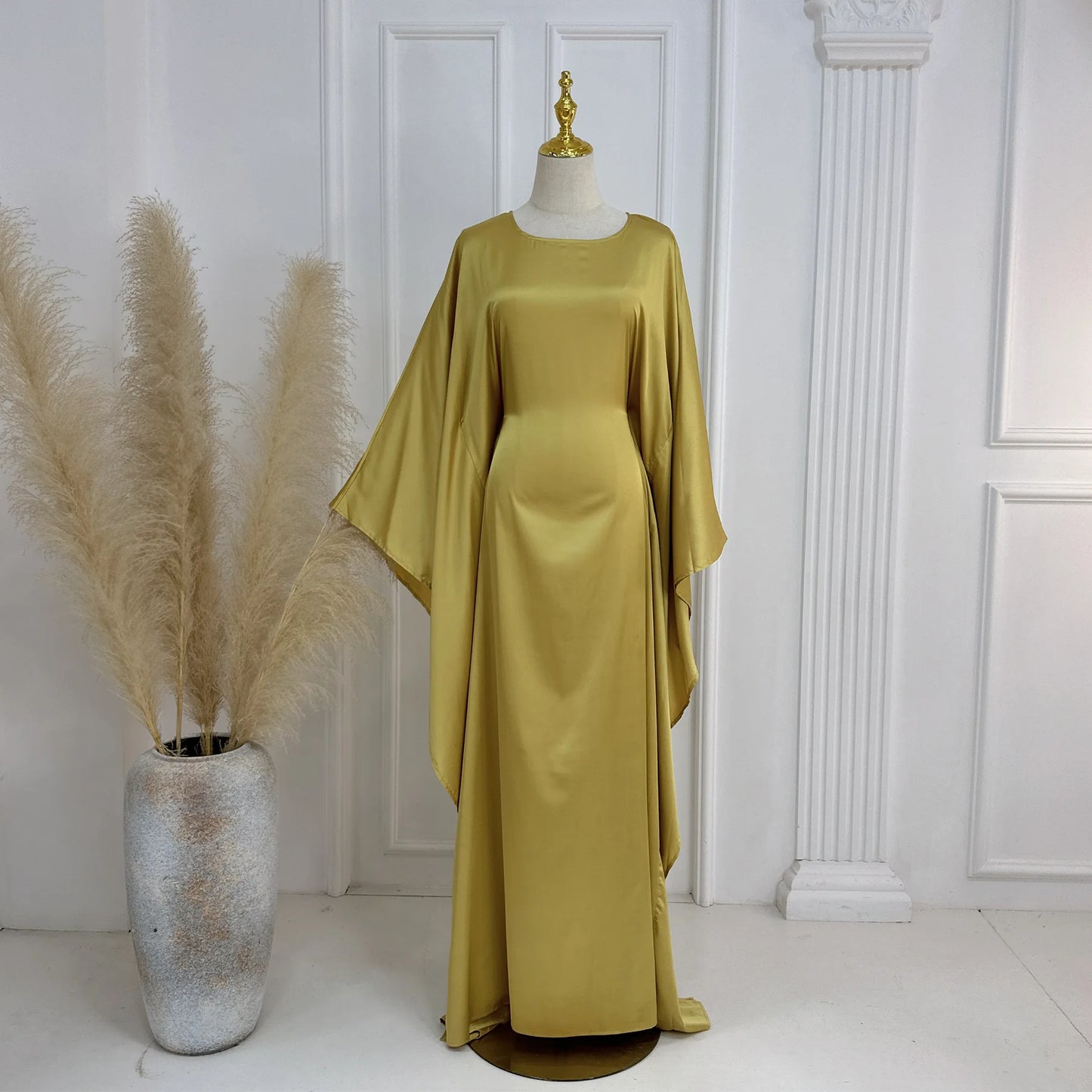 Closed Batwing Abaya Women Muslim Dress Turkish Islamic Dress Women 2024 For Party Kebaya Kaftan Turkey Caftan Marocain Femme