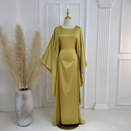 Closed Batwing Abaya Women Muslim Dress Turkish Islamic Dress Women 2024 For Party Kebaya Kaftan Turkey Caftan Marocain Femme
