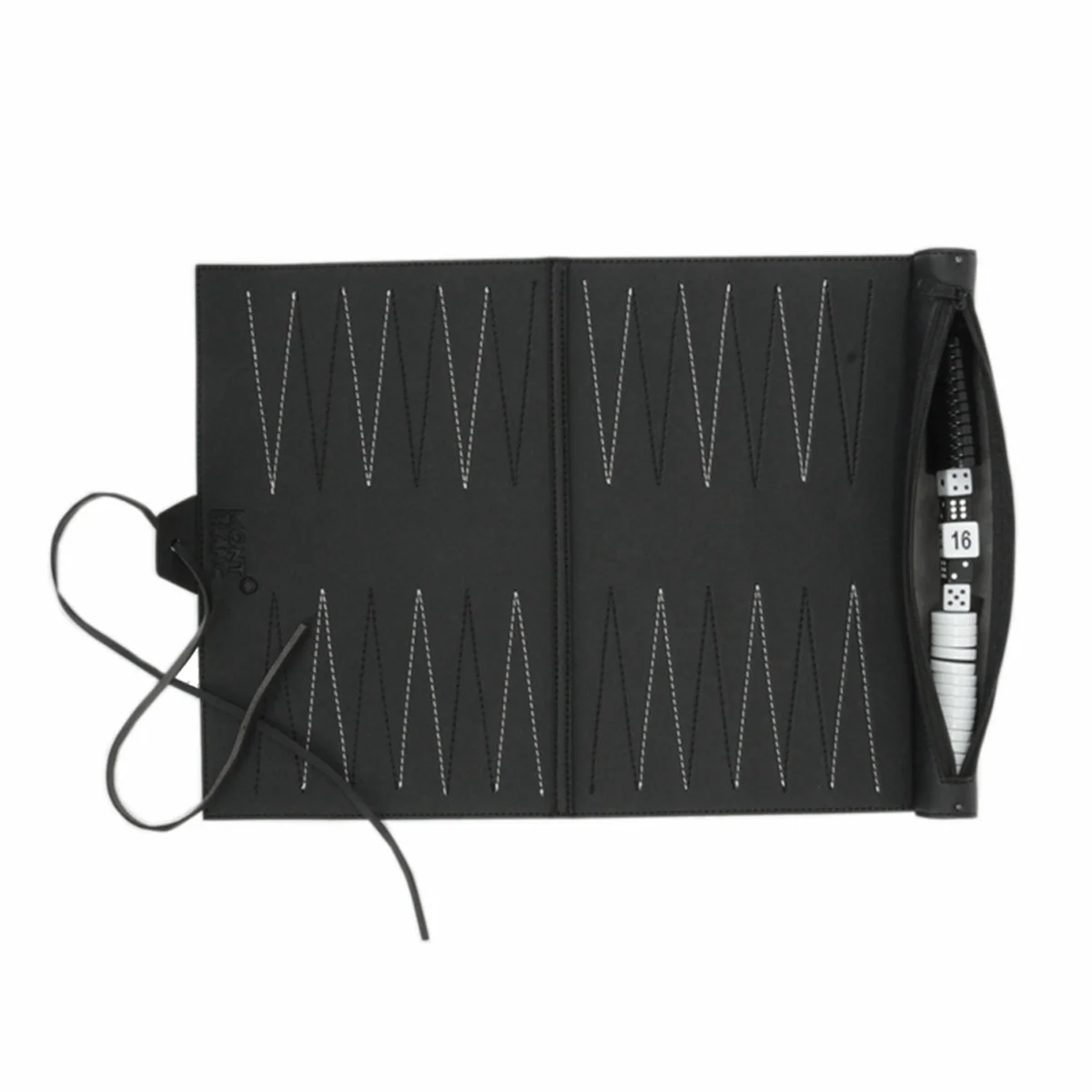 Quality Roll Up Backgammon Sets Portable Travel Board Game Set for Adults and Kids Foldable PU Classic Chess Board Roll-Up