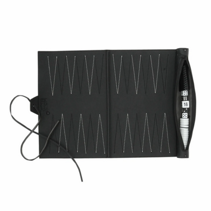 Quality Roll Up Backgammon Sets Portable Travel Board Game Set for Adults and Kids Foldable PU Classic Chess Board Roll-Up