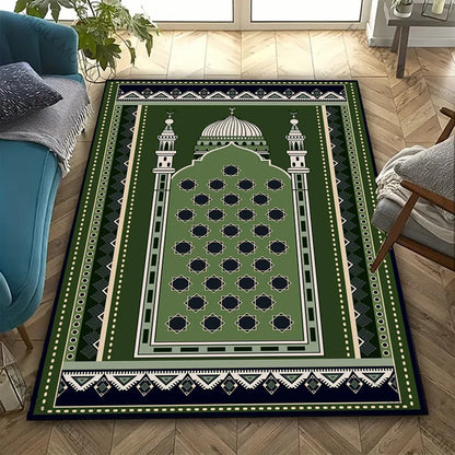 17 Styles Muslim Prayer Carpet Room Living Room Bedroom Sofa Large Area Mat Daily Prayer Soft Carpet Ramadan Gift for Friend