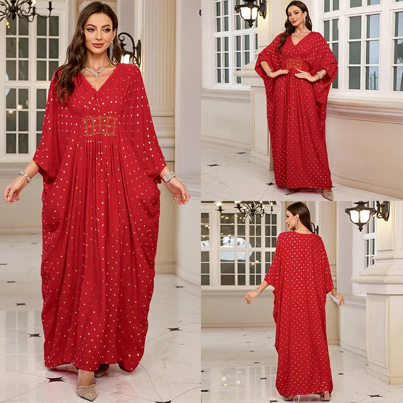 The Plus Size Moroccan Cover-Up – Embroidered Kaftan for the Arab Woman in America