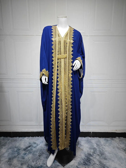 Eid Grace – 2-Piece Lace-Up Cardigan Set for the Muslim Woman