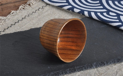 Handmade Spruce Wood Cups – Natural Big Belly Mug for Tea, Coffee & Milk
