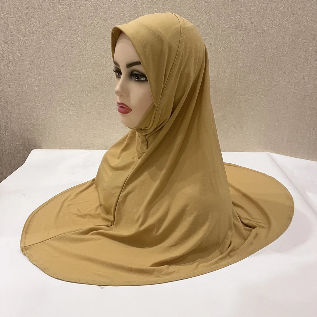 The Amira Pull-On Hijab – Full Coverage, Effortless Modesty