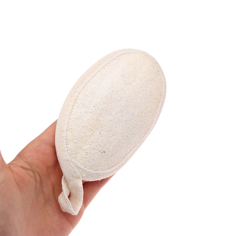 Natural Loofah Body Scrubber Bath Exfoliating Sponge Soft Shower Brush Cleaner Pad Exfoliator Shower Puff Body Skin  Tool