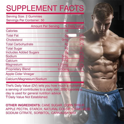 Vital Grow XL Male Gummies - Supports Longer Male Performance, Promotes Muscle Growth, Increases Energy, and Improves Blood Flow