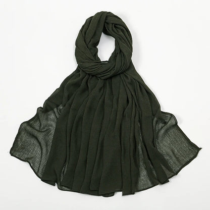 The Crinkle Rayon Hijab – Effortless Elegance, All-Day Comfort