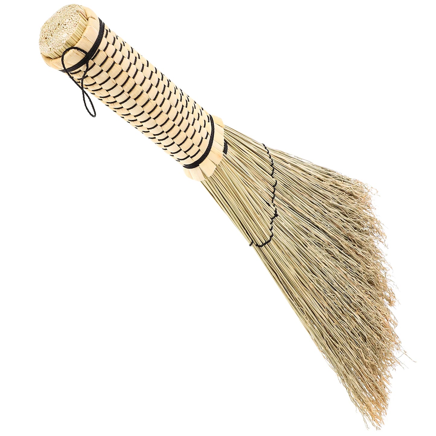 Handmade Straw Bed Sweep Small Cleaning Broom Woven Corn Household Mini Broom Desktop Dustpan Tool Supplies