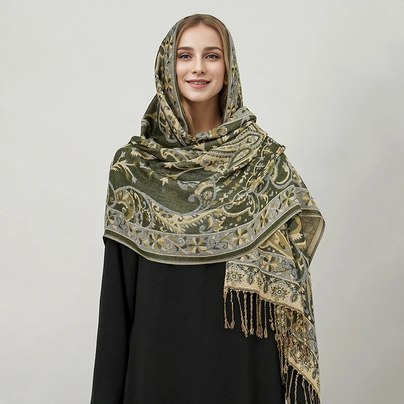 The Pashmina Touch – Cashmere Hijab Wrap for the Muslim Woman in America